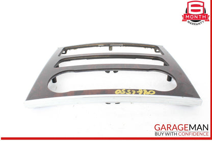 06-12 Mercedes X164 GL550 ML350 Center Console Control Trim Panel Wood Bezel