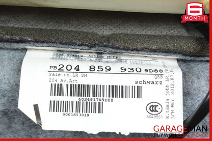 12-14 Mercedes W204 C250 Front Right Passenger Side Top Upper Seat Cushion Black