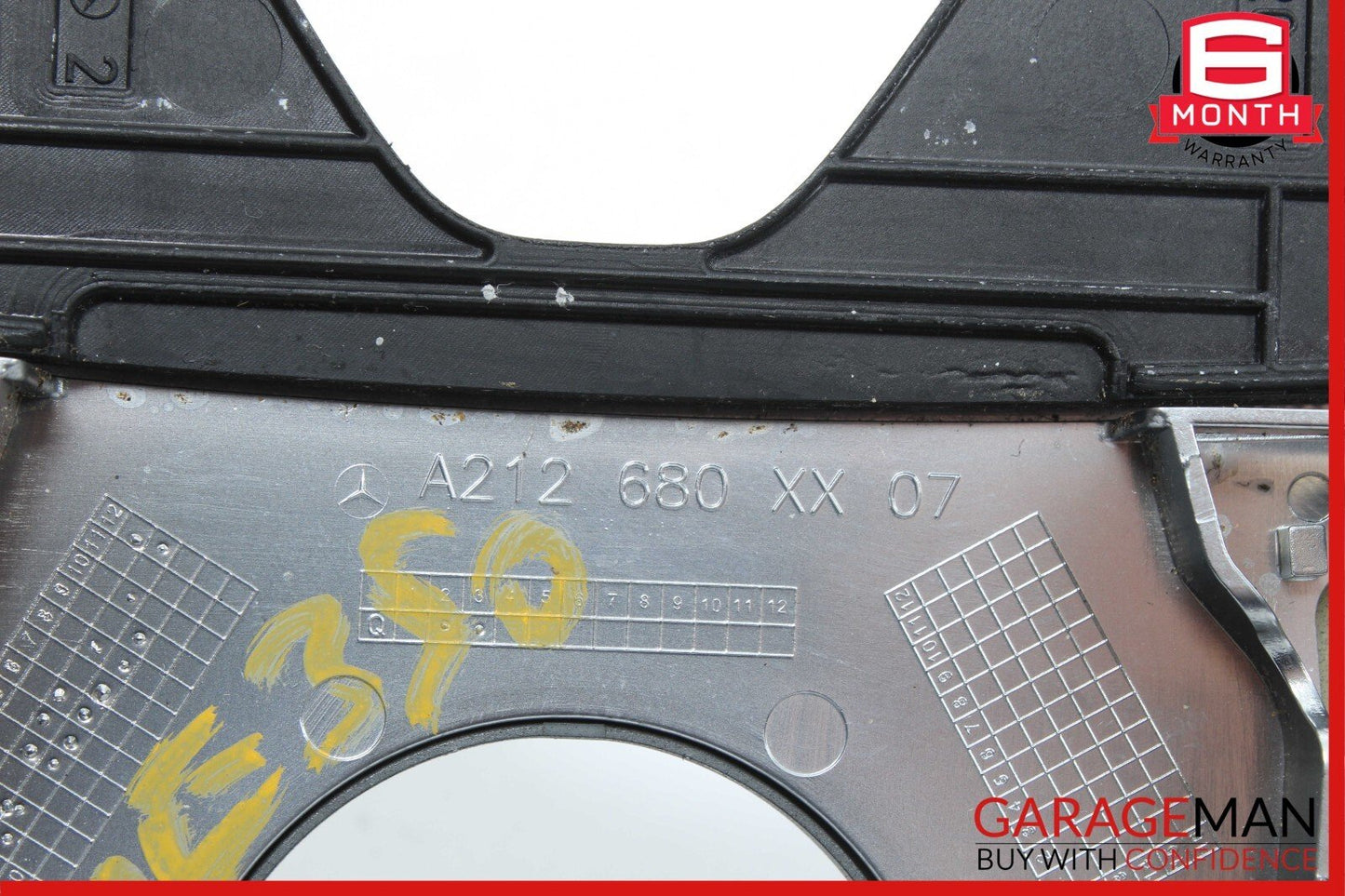 10-13 Mercedes W212 E350 E250 E550 Center Console Switch Trim Cover Bezel Wood