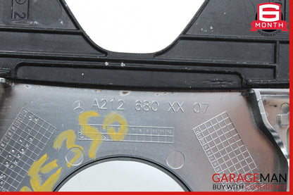 10-13 Mercedes W212 E350 E250 E550 Center Console Switch Trim Cover Bezel Wood