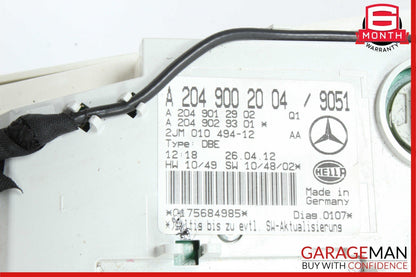 11-14 Mercedes W204 C250 C63 AMG Front Top Upper Overhead Dome Light Lamp Black