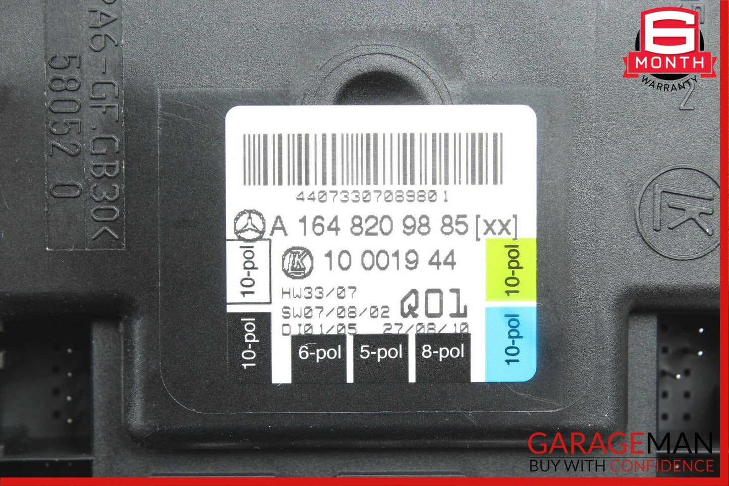 06-13 Mercedes GL450 ML350 R350 Front Right Side Door Control Module Unit