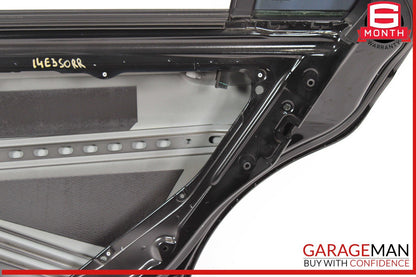 10-16 Mercedes W212 E350 Sedan Rear Right Side Exterior Door Shell Panel Black