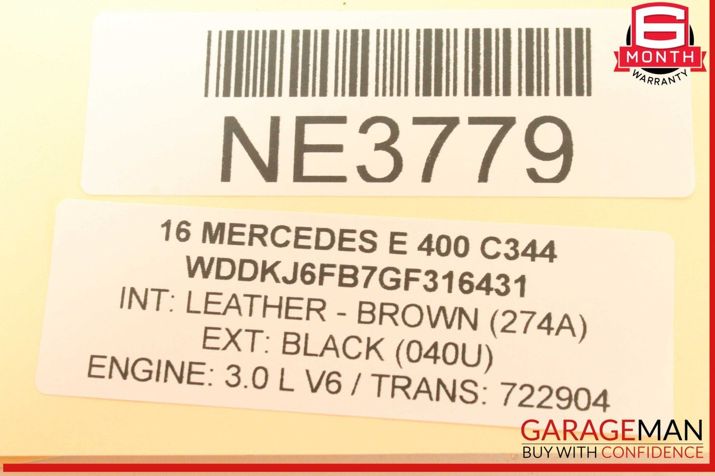 14-17 Mercedes W212 E400 E350 S550 S600 Blind Spot Radar Control Module Unit OEM