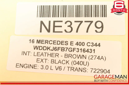 14-17 Mercedes W212 E400 E350 S550 S600 Blind Spot Radar Control Module Unit OEM