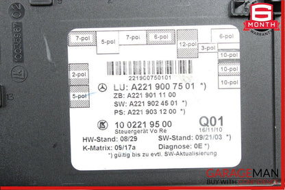 10-13 Mercedes W221 S400 S63 AMG Front Right Door Control Module 2219007501 OEM