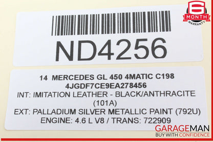 14-19 Mercedes X166 GL450 4MATIC Sirius Satellite Radio Receiver 2128705689 OEM