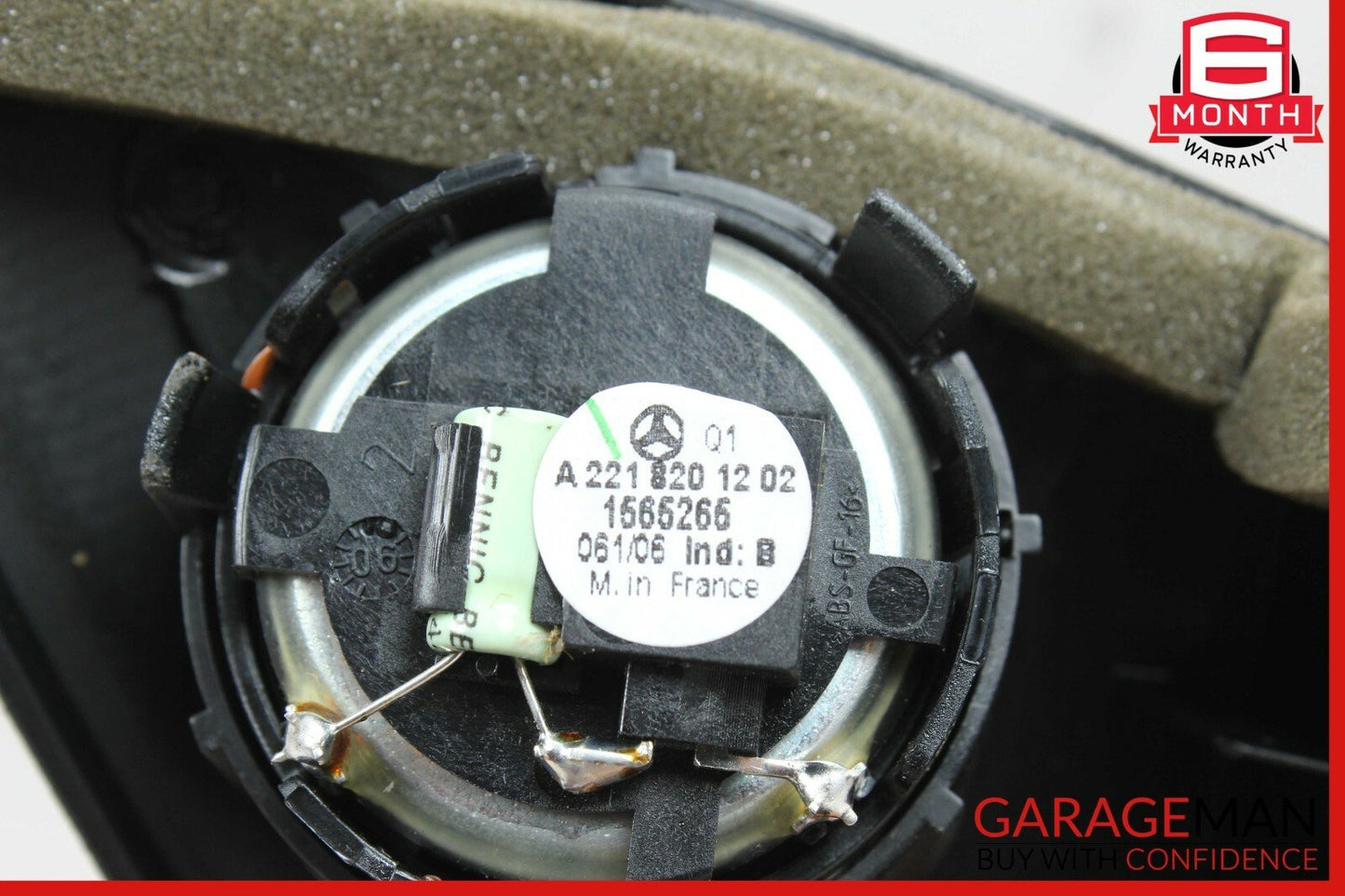07-13 Mercedes W221 S63 AMG Front Right Passenger Side Tweeter Speaker Black