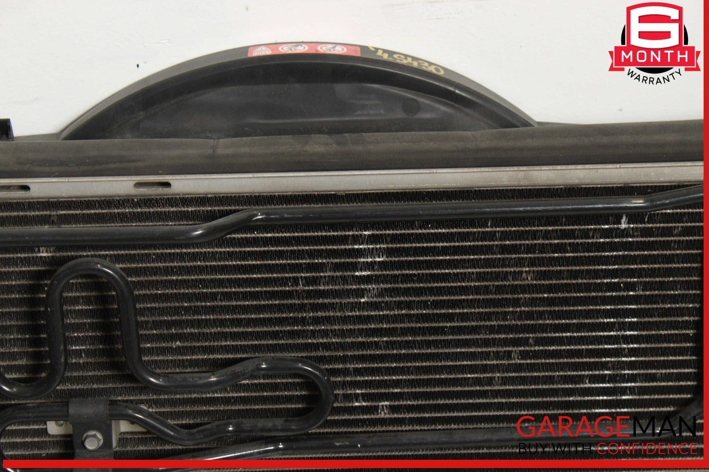 02-06 Mercedes W220 S430 Engine Motor Cooling Fan Shroud w/ Radiator OEM