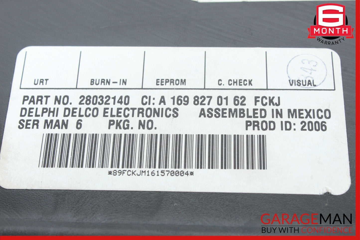 Mercedes SLK350 ML350 R350 E350 Sirius Satellite Radio Receiver Module Unit