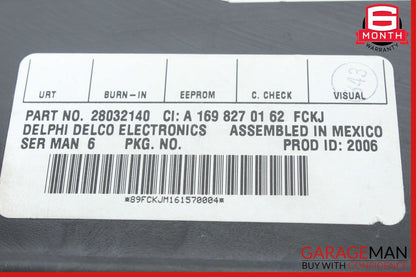 Mercedes SLK350 ML350 R350 E350 Sirius Satellite Radio Receiver Module Unit