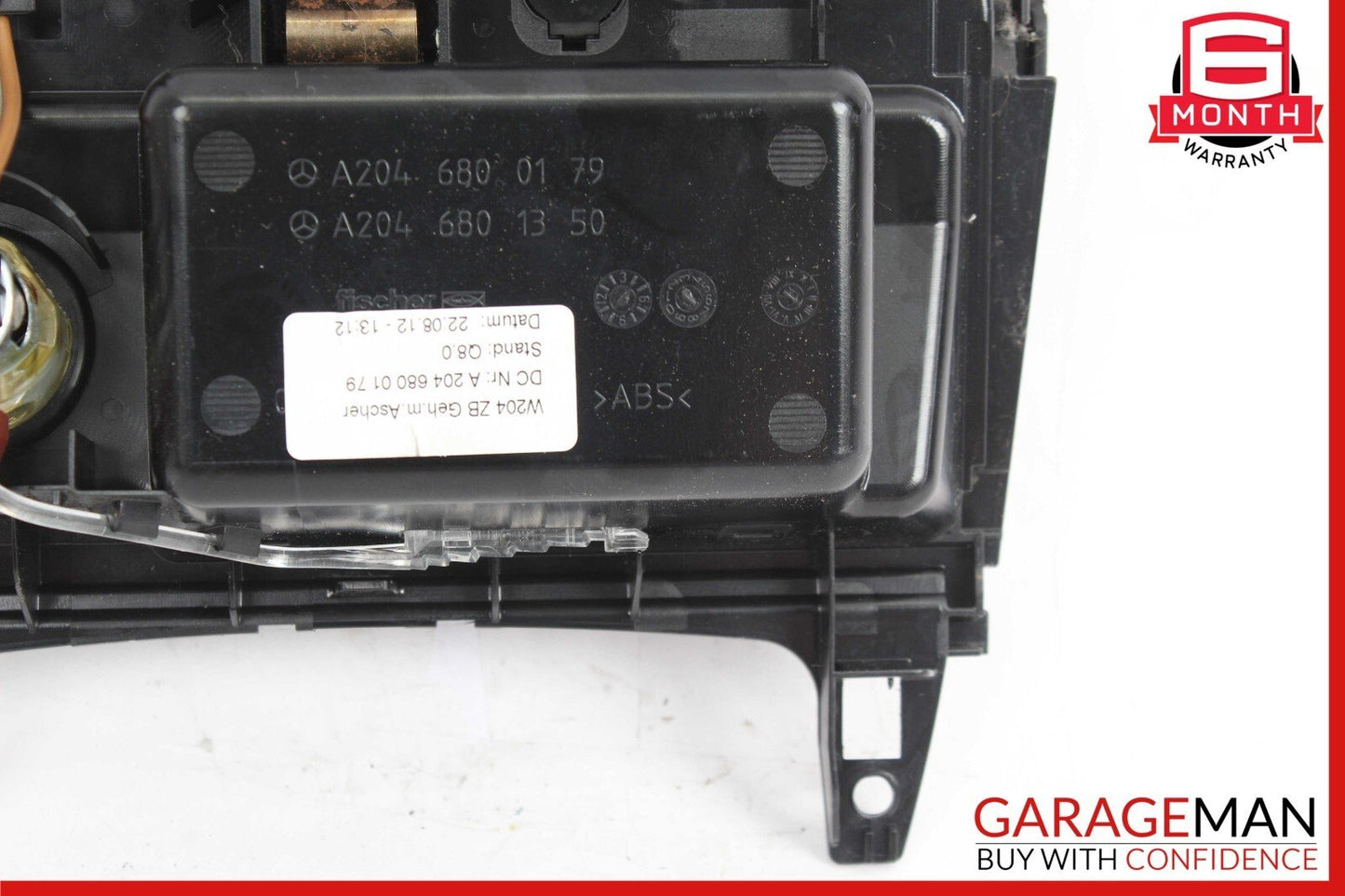 08-17 Mercedes W204 C250 C300 Center Console Ashtray Ash Tray Compartment OEM