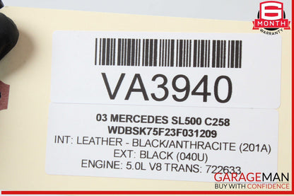 03-12 Mercedes R230 SL500 Front Right Side Door Lock Latch Actuator OEM