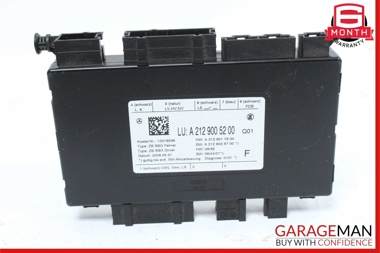 08-18 Mercedes W212 E350 SLK250 Seat Control Module Front Left Driver Side OEM