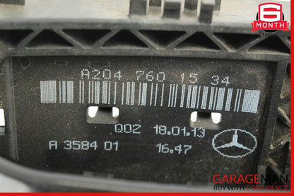 08-14 Mercedes W204 C250 Front Left Side Exterior Door Handle Assembly Gray OEM