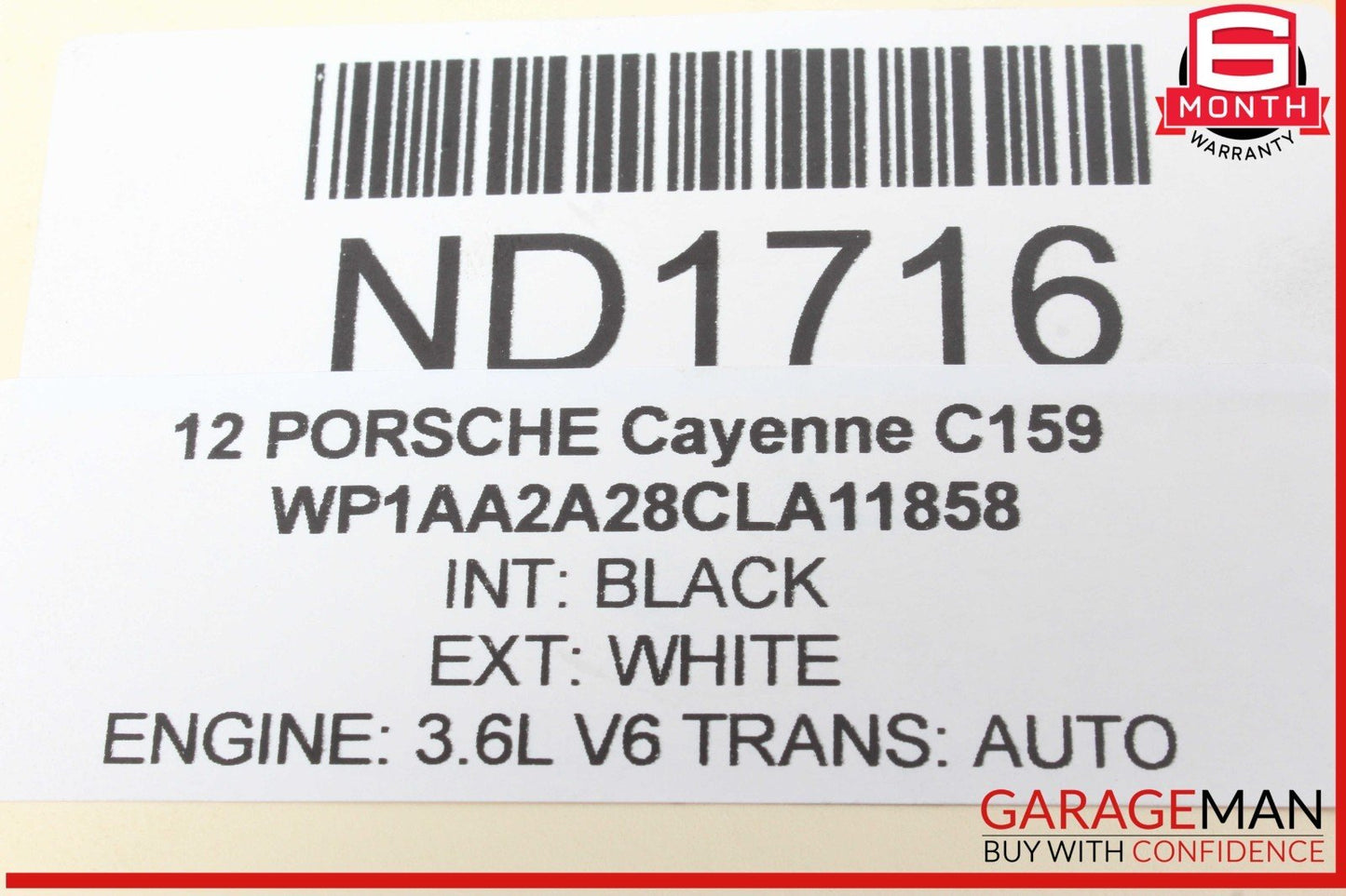 11-18 Porsche Cayenne 958 Rear Right or Left Tie Rod Control Arm OEM