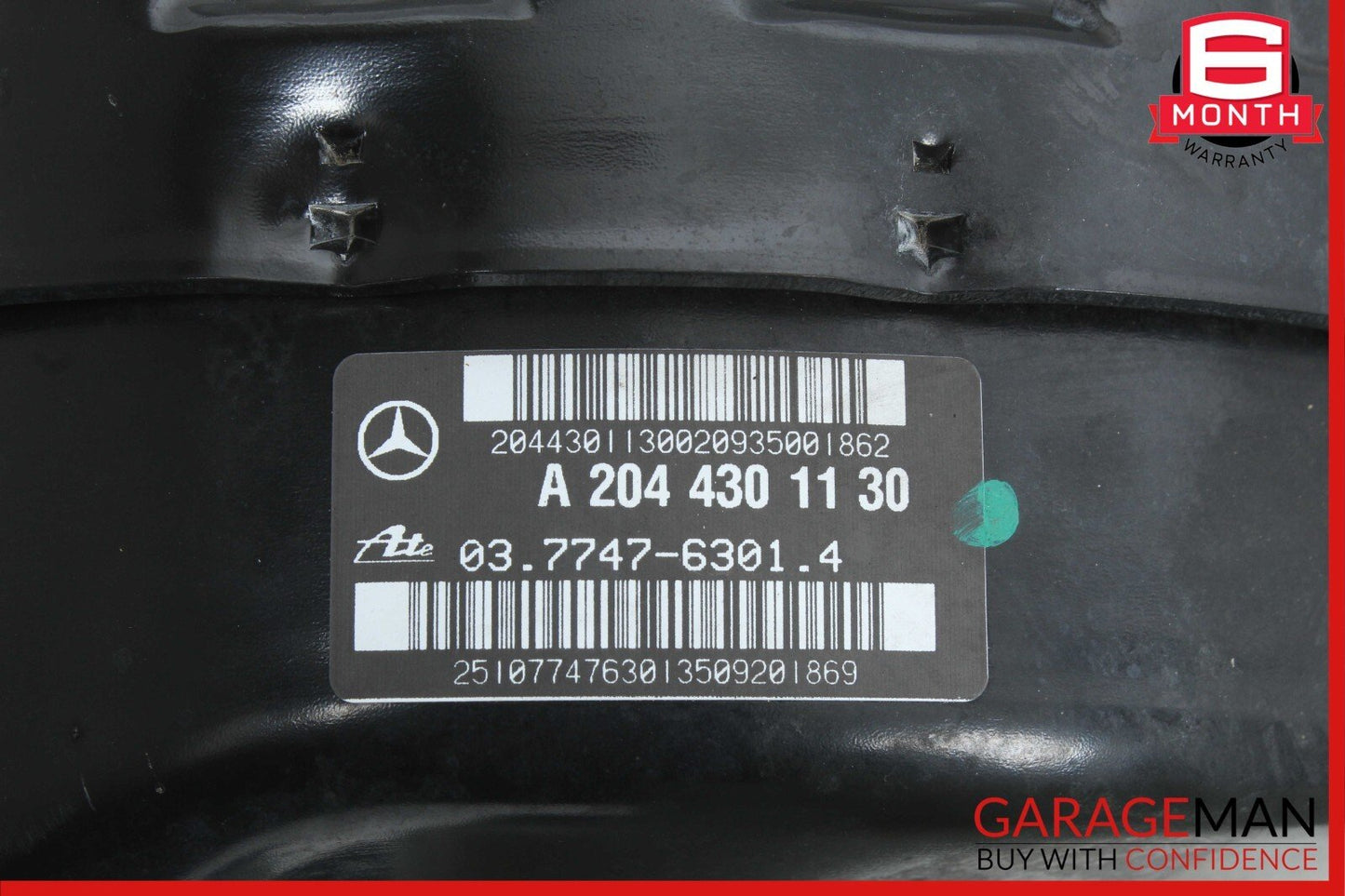 08-14 Mercedes X204 GLK350 Power Brake Booster Master Cylinder Reservoir OEM