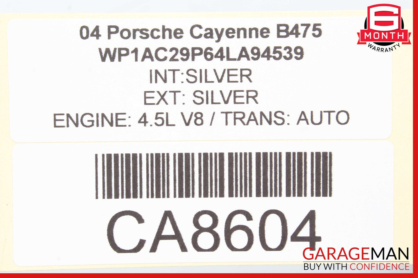 03-10 Porsche Cayenne 955 957 Rear Left Lower Control Arm 7L0505351 OEM