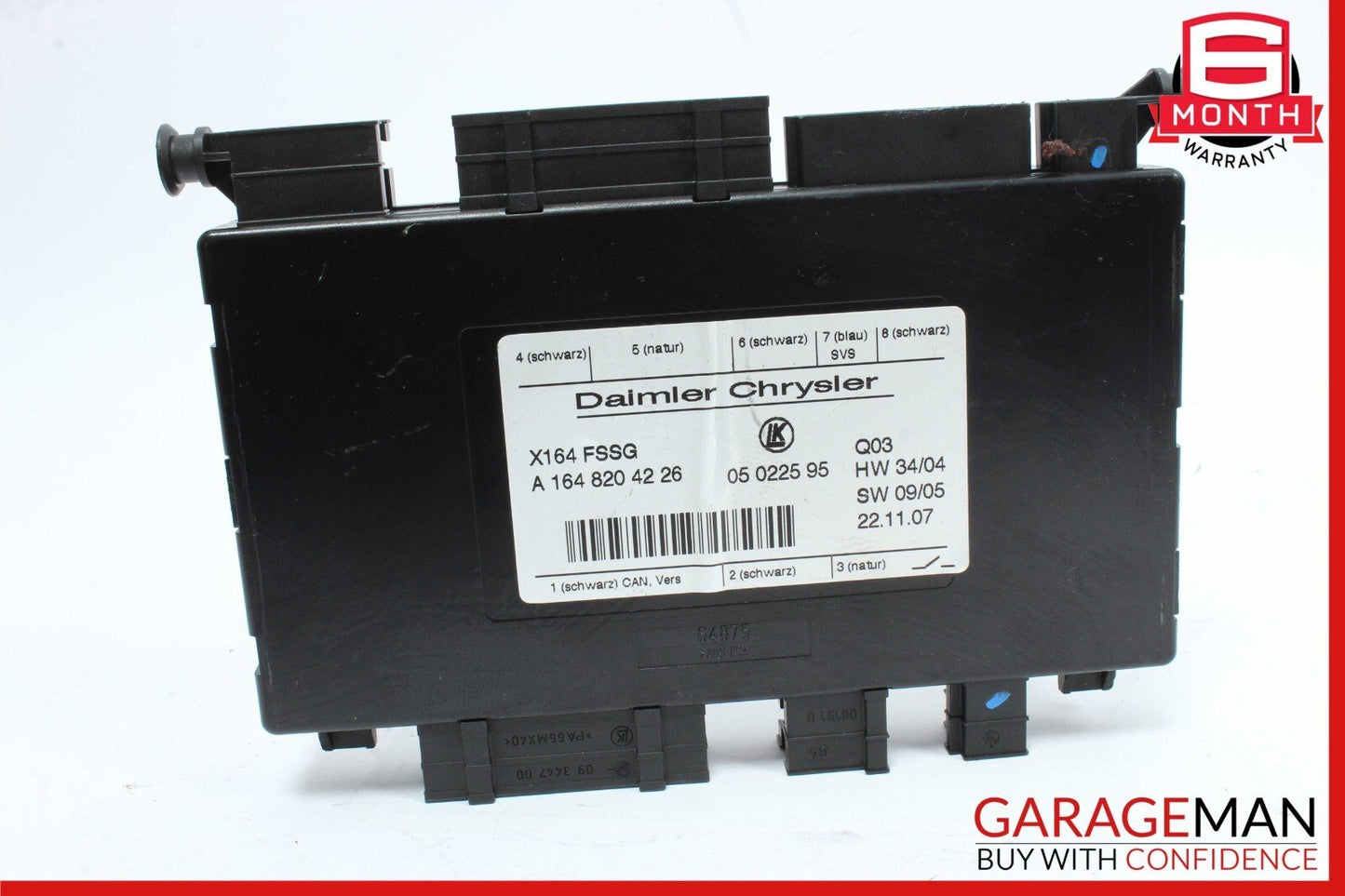 07-12 Mercedes X164 GL550 GL350 3rd Third Seat Row Power Folding Control Module