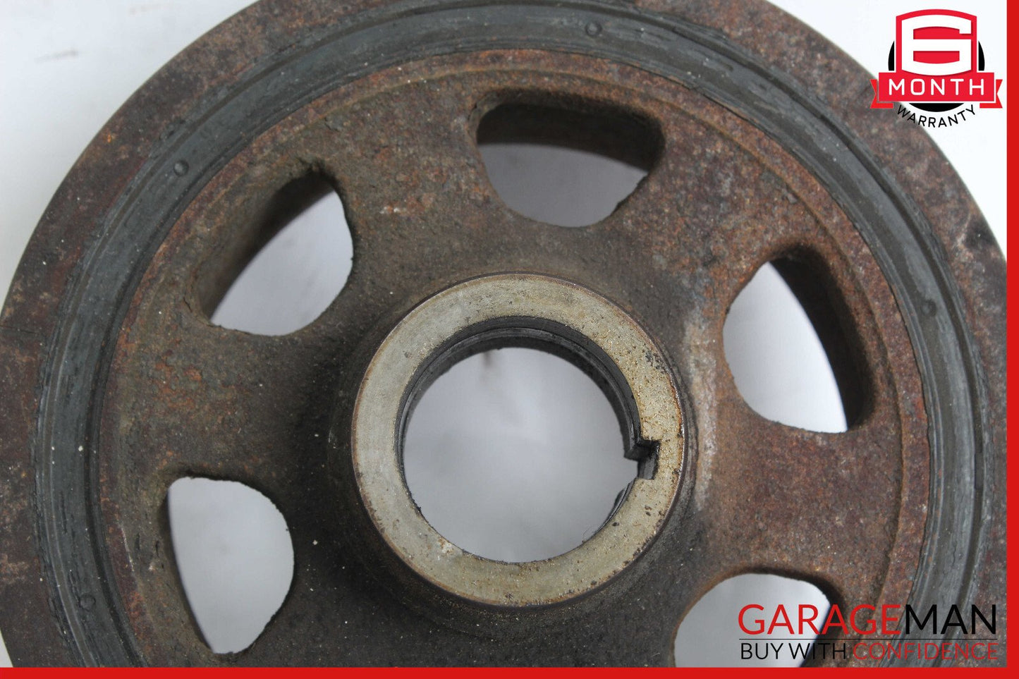 03-14 Mercedes W221 S600 Engine Motor Crankshaft Pulley Vibration Damper OEM