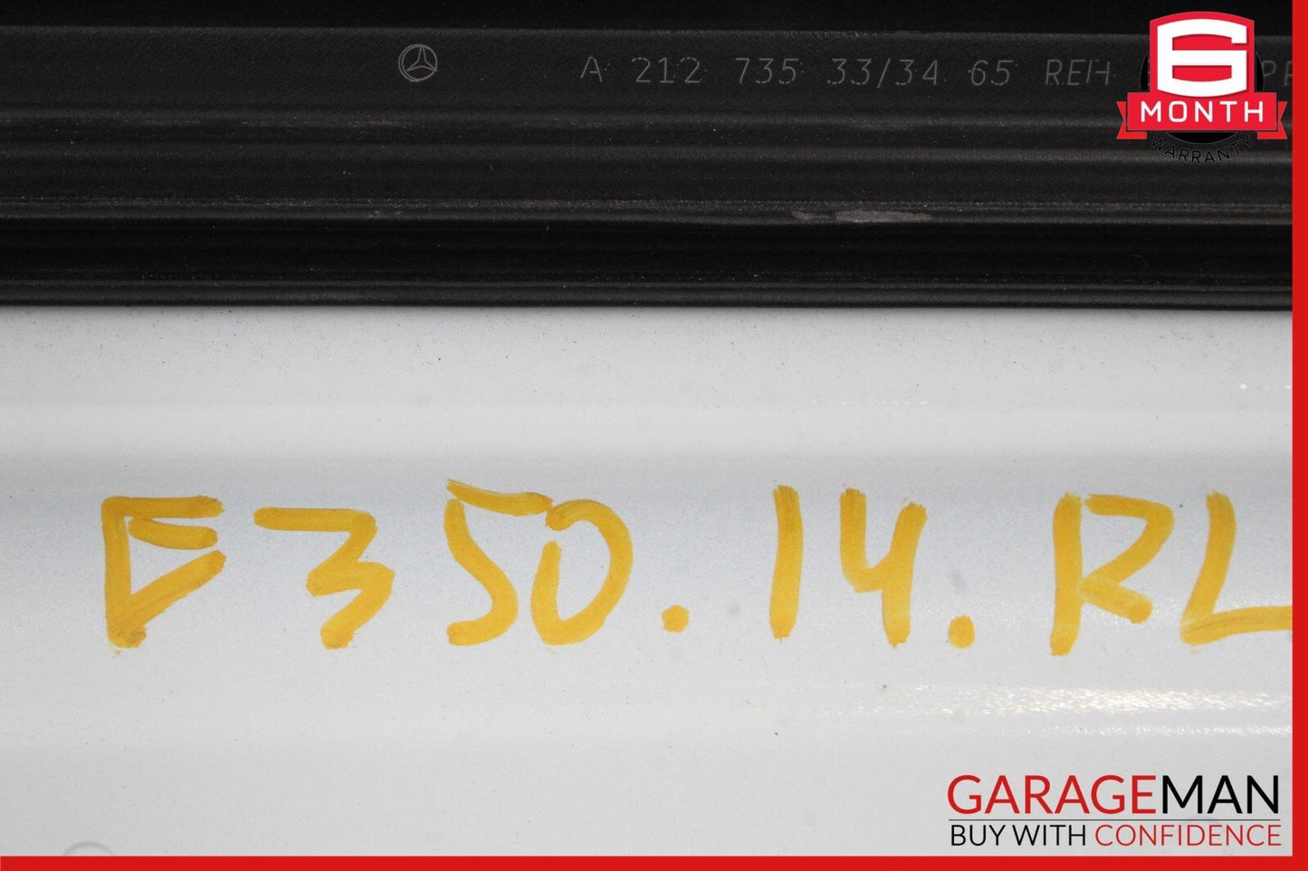 10-16 Mercedes W212 E350 Sedan Rear Left Side Door Shell Assembly OEM