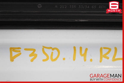 10-16 Mercedes W212 E350 Sedan Rear Left Side Door Shell Assembly OEM