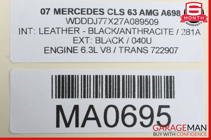 06-11 Mercedes W211 E63 CLS55 AMG Rear Door Keyless Go Control Module Unit OEM