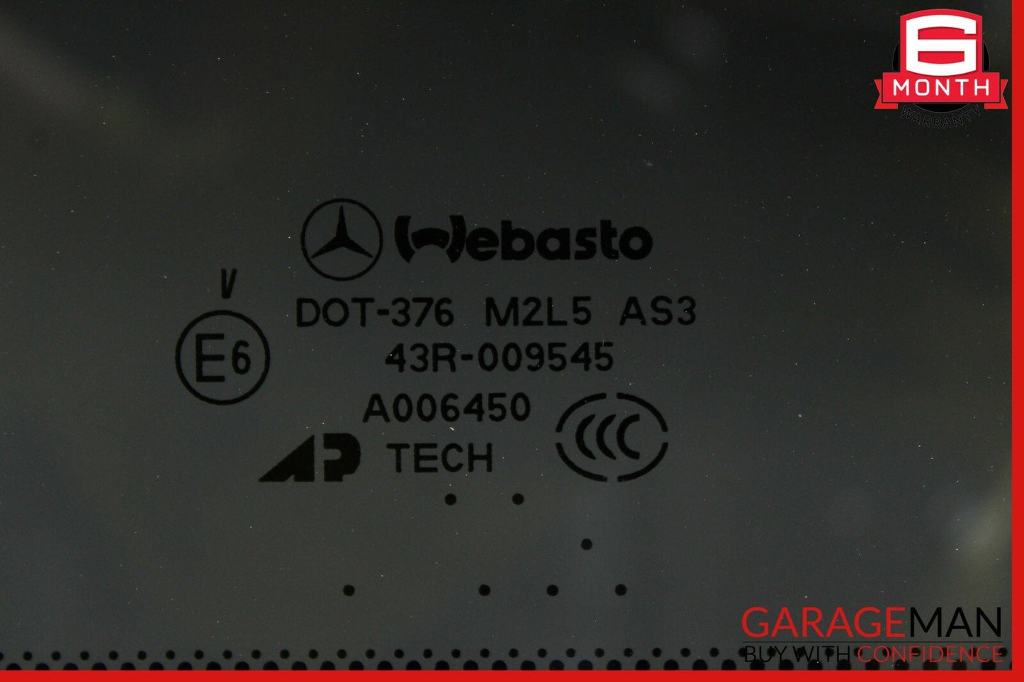 06-12 Mercedes W251 R320 R550 Front Panoramic Pano Sunroof Sun Roof Glass OEM