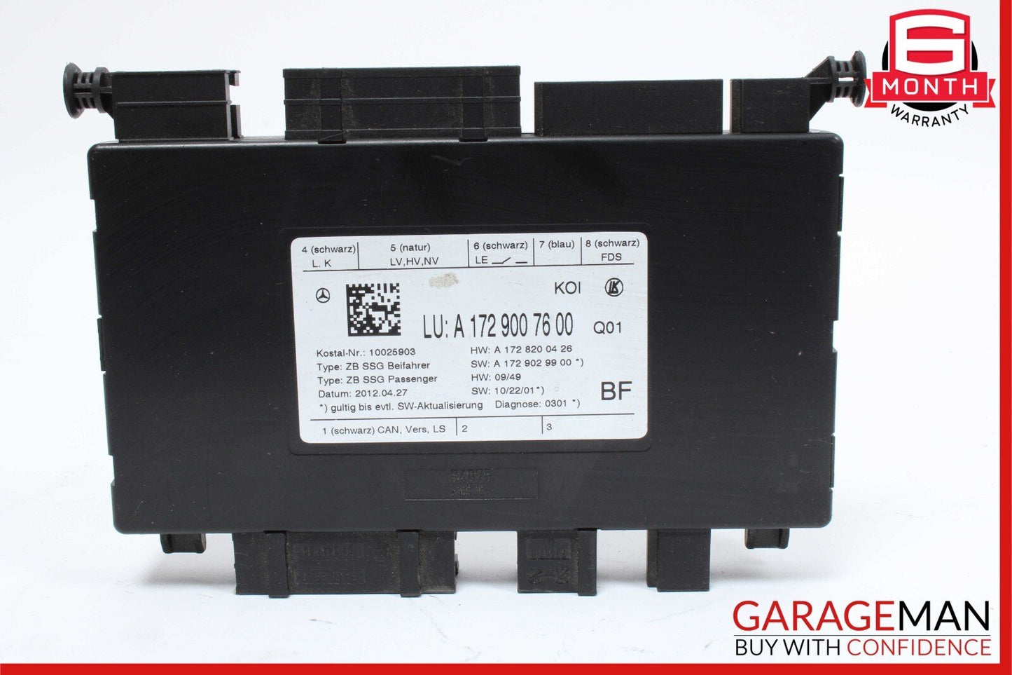 08-20 Mercedes W251 R350 E350 Front Right Side Seat Control Module Unit OEM