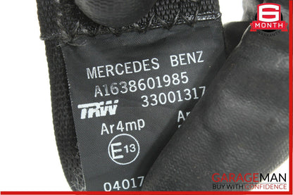 98-05 Mercedes W163 ML320 ML500 Rear Left Side Seat Belt Retractor Black OEM