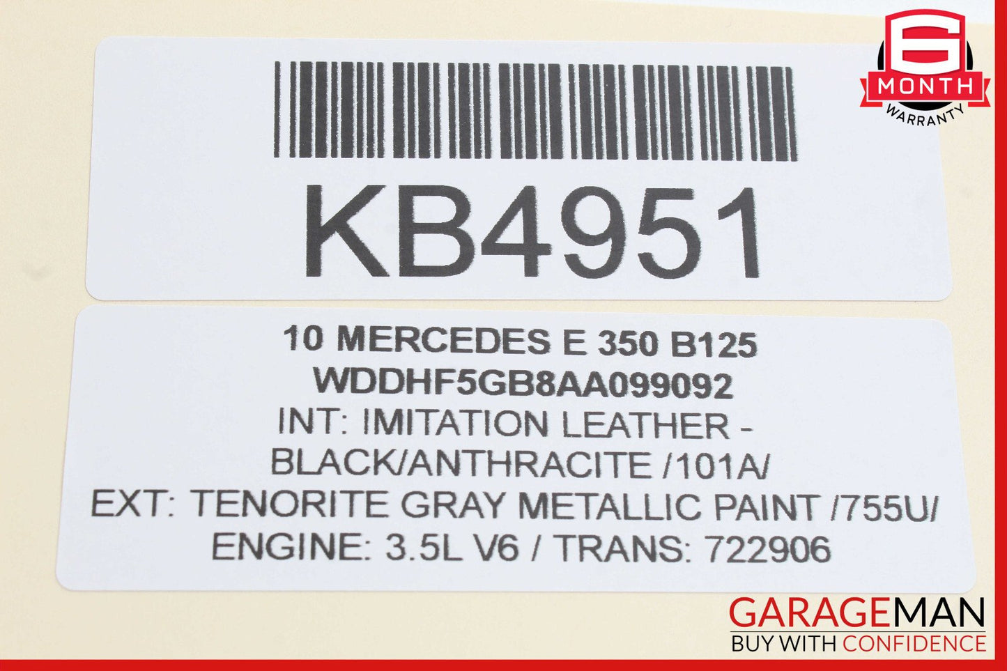 08-18 Mercedes W204 C300 C350 Rear Right Side Door Control Module OEM