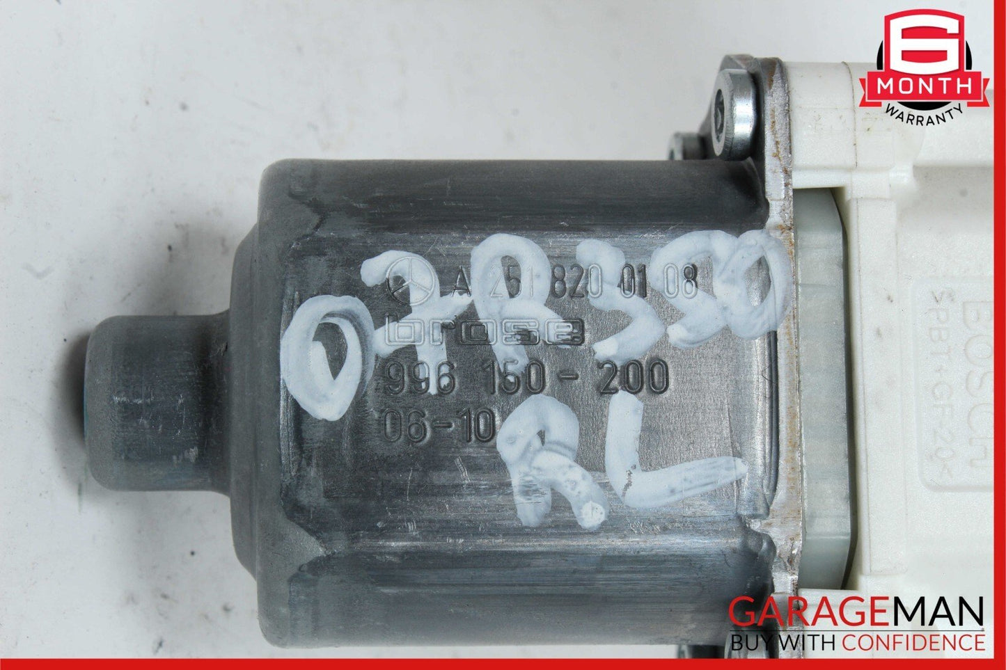 06-13 Mercedes W251 R350 GL350 Rear Left Side Door Window Regulator Motor OEM