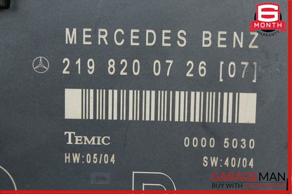 06-11 Mercedes W219 CLS500 Door Control Module Front Right Passenger OEM