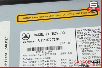 09-11 Mercedes CLS550 E350 E500 E63 AMG Comand Head Unit Navigation Radio CD OEM