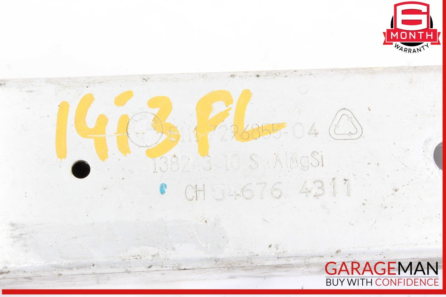 14-21 BMW i3 I01 Front Left Side Lower Bumper Reinforcement Bar Bracket OEM