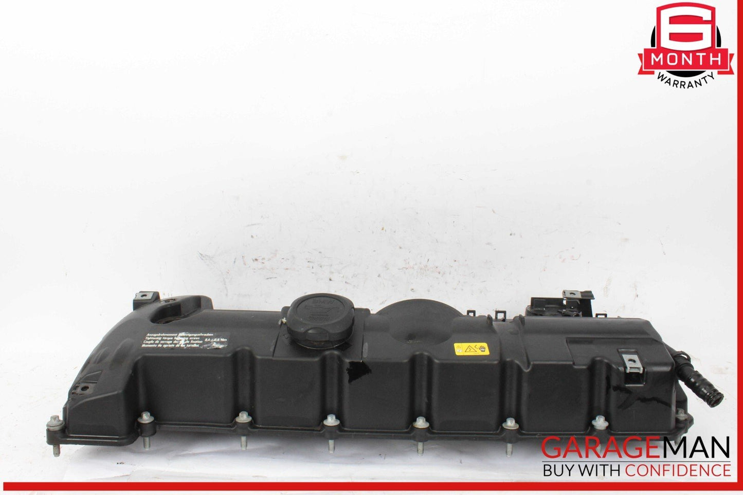 07-13 BMW X3 X5 F25 Engine Valve Cover Black 7552281 OEM