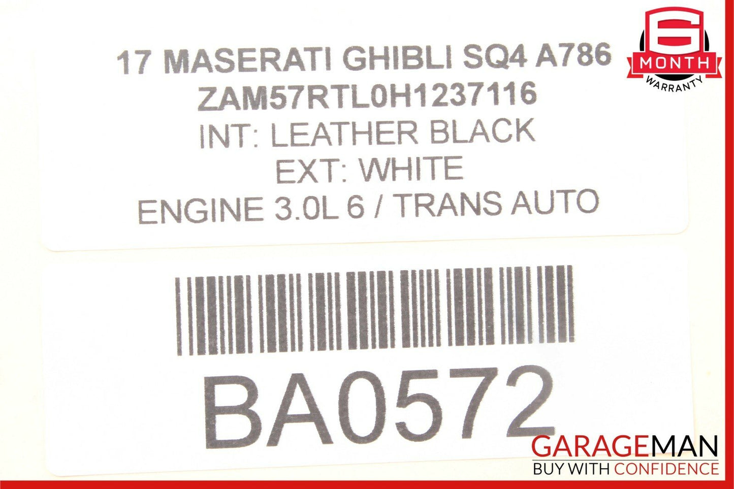 14-17 Maserati Ghibli Right Passenger Side Under Seat Air Vent Trim Cover Grille