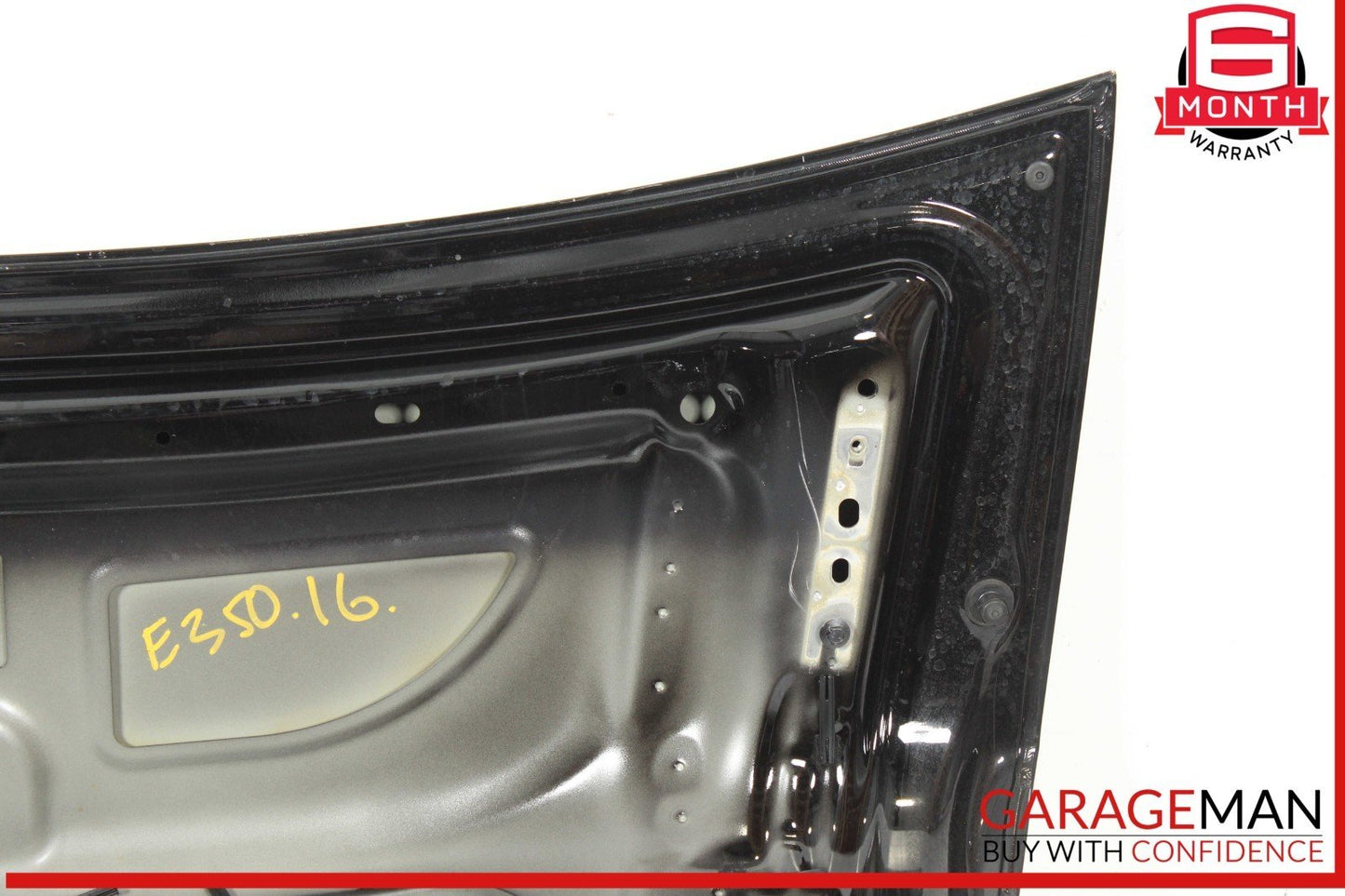 10-16 Mercedes W212 E350 E400 Sedan Rear Trunk Lid Deck Shell Panel Black OEM
