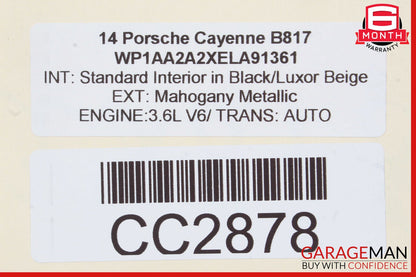 11-17 Porsche Cayenne 958 3.6L V6 AT Automatic Transmission Assembly OEM 84k