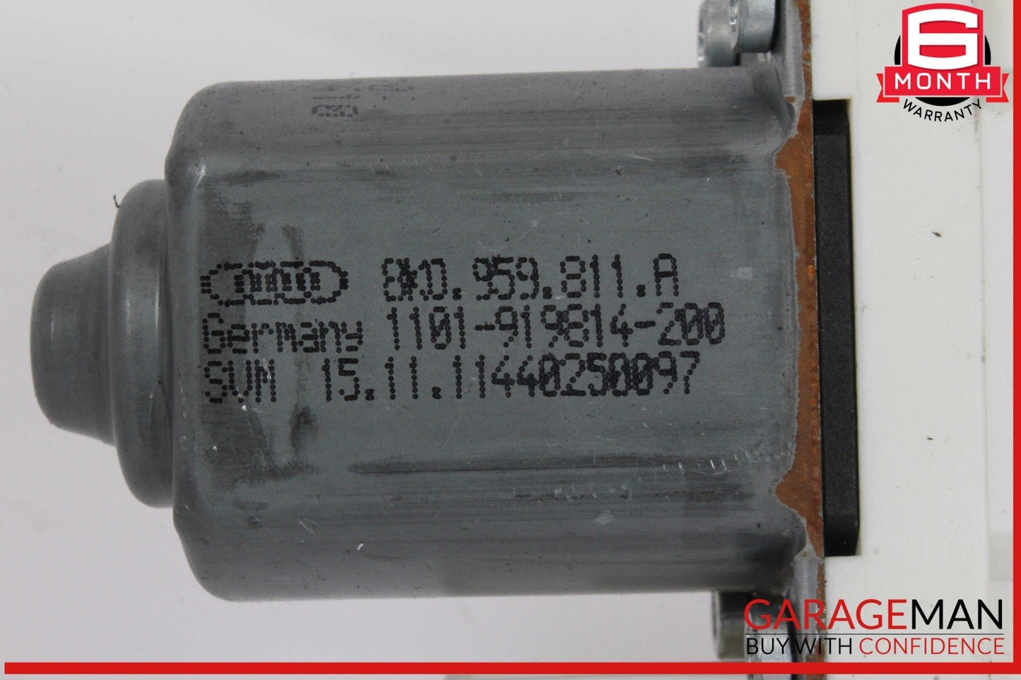 09-12 Audi S4 Rear Left Driver Side Window Regulator Motor 8K0959811A OEM