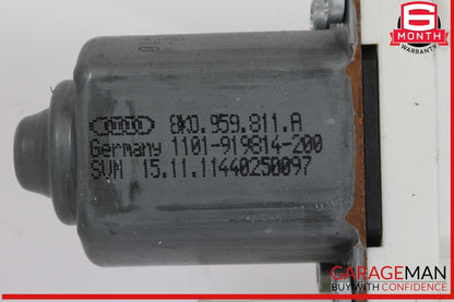 09-12 Audi S4 Rear Left Driver Side Window Regulator Motor 8K0959811A OEM