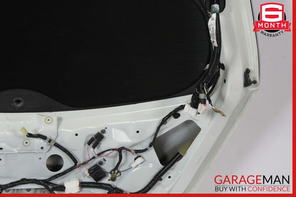 11-12 Nissan Leaf Rear Door Deck Liftgate Tailgate Trunk Lid White OEM