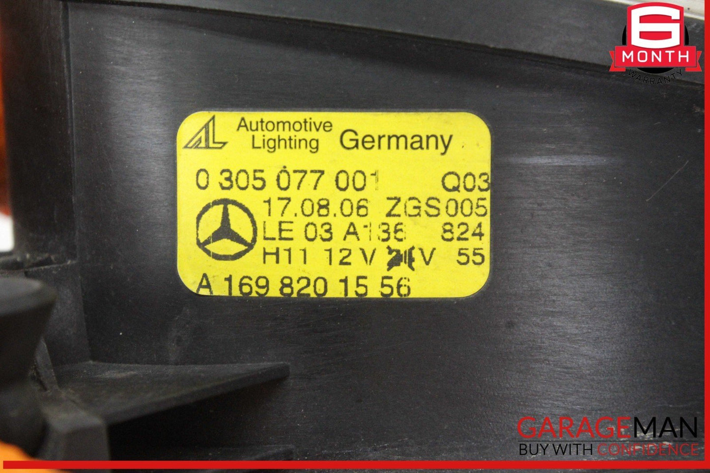 06-09 Mercedes W211 E550 CLK350 Left Driver Side Fog Light Lamp 1698201556 OEM