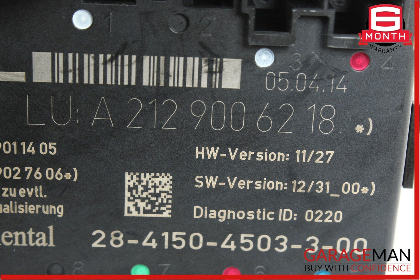 08-14 Mercedes W204 C250 C350 Front Left Door Control Module 2129006218