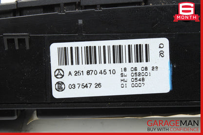 06-10 Mercedes W251 R350 R320 Center Dashboard Hazard ESP Control Switch OEM