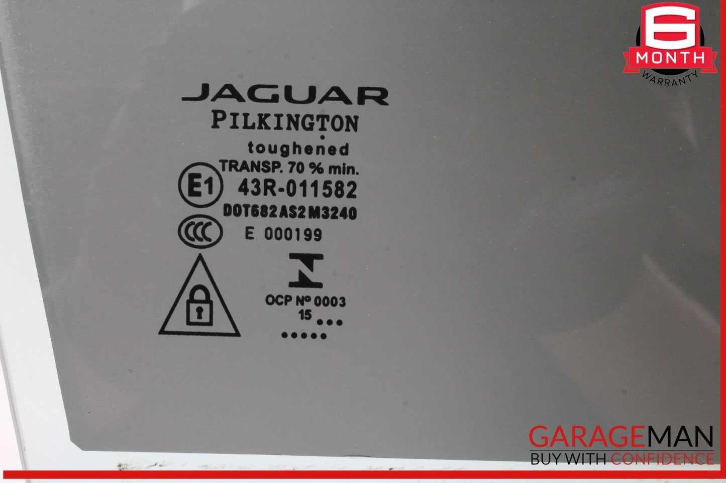 16-22 Jaguar XF Rear Right Passenger Side Door Window Auto Glass OEM