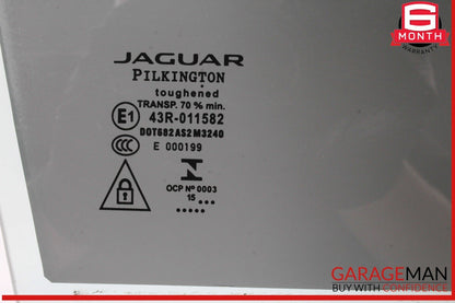 16-22 Jaguar XF Rear Right Passenger Side Door Window Auto Glass OEM