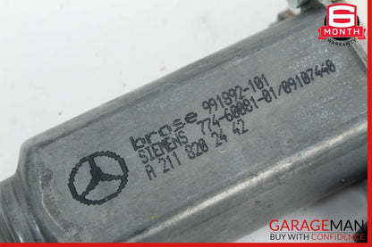 03-09 Mercedes W211 E350 E500 Rear Right Side Window Regulator Motor OEM