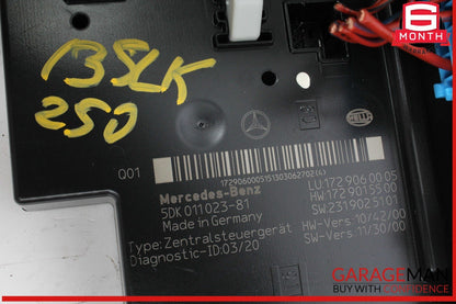 12-16 Mercedes R172 SLK250 SLK350 Rear Fuse Relay Box Module 1729060005 OEM