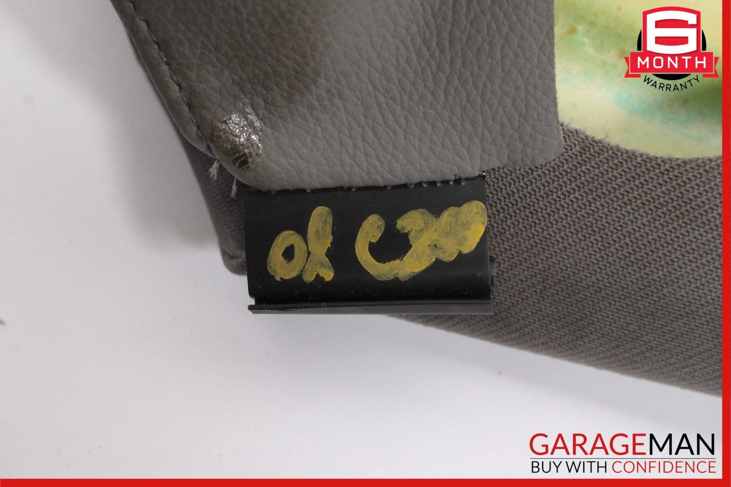 08-14 Mercedes W204 C250 Front Right Passenger Side Top Upper Seat Cushion Gray